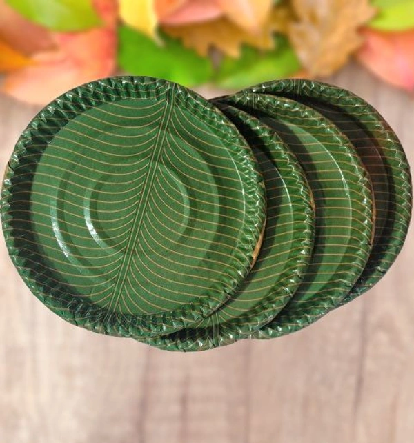 Paper Plate with Plastic Coating